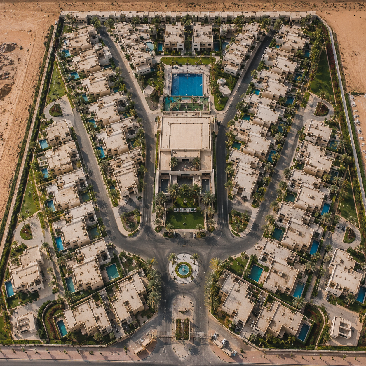 اسكوت فيلا - منتجع لا فيلاز الفندقي (50 فيلا) - الرياض